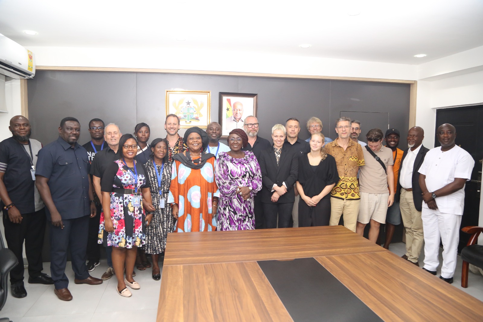 German Theatre Team Seeks Minister’s Support to Clear Donated Equipment for National Theatre