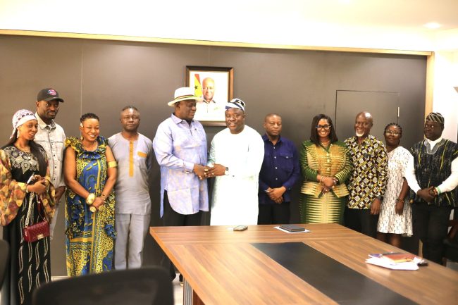 Ijaw National Congress Worldwide Leadership Pays Courtesy Visit to MoTCCA