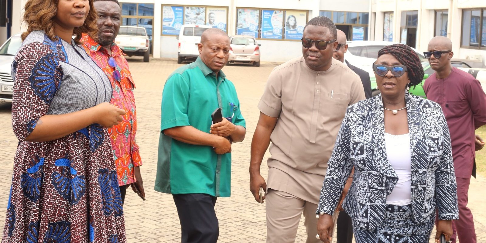 Tourism, Culture and Creative Arts Ministers Visit NFA’s New Premises Following ATIC Fire Incident